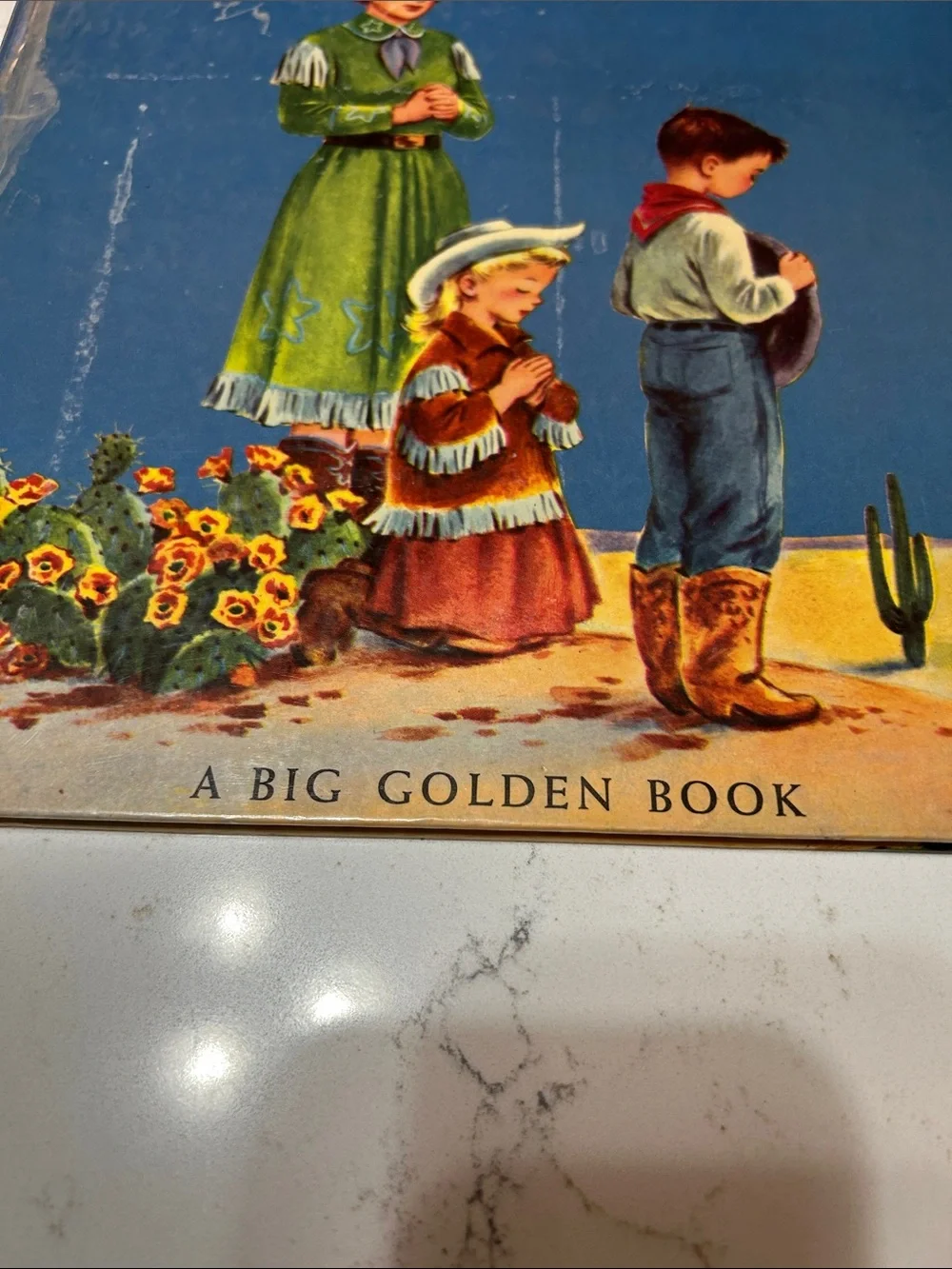 Vintage Dale Evans Prayer Book for Children - Blue Vintage Cover